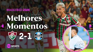LUCHO ACOSTA MARCA GOLAÇO E GRÊMIO PERDE GOL INCRÍVEL NO FINAL DO JOGO | FLUMINENSE 2X1 GRÊMIO
