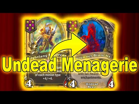 New Undead Menagerie Build That's Actually Really Good! | Christian Hearthstone Battlegrounds
