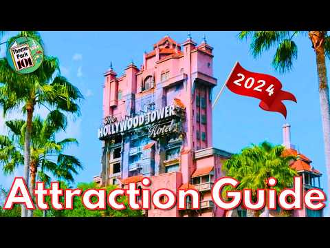 Disney's Hollywood Studios ATTRACTION GUIDE - 2024 - All Rides + Shows - Walt Disney World