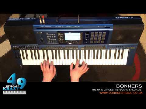 Casio MZ-X500 Keyboard - 1100 Sounds Part 1/5