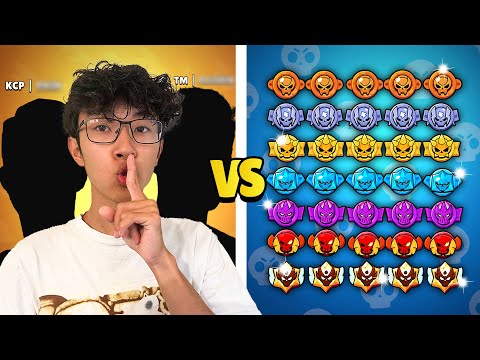 KEVU + 2 PRO Players VS 5 of EVERY RANK in Brawl Stars!