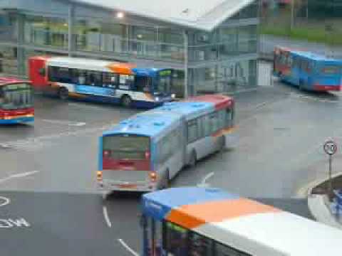 Various Buses using the Metrocentre Bus Bridge