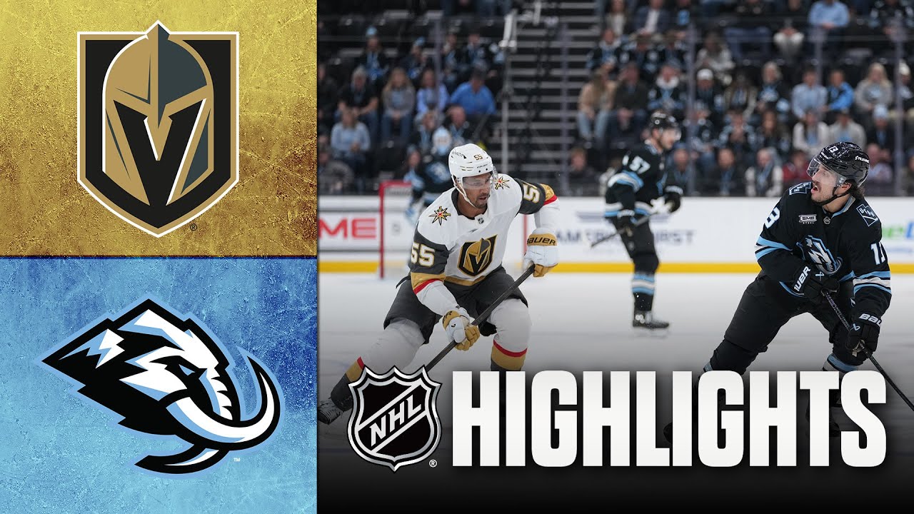 NHL Highlights | Golden Knights vs. Mammoth | November 20, 2025