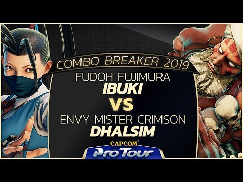 FUDOH Fujimura (Ibuki) vs ENVY Mister Crimson (Dhalsim) - Combo Breaker 2019 Day 1 Pools - CPT 2019