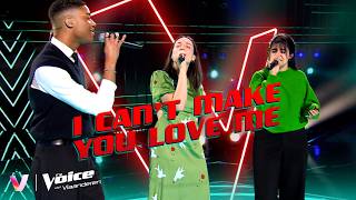 Doris, Marson &amp; Yasmiene - ‘I Can’t Make You Love Me’ | Big Battle #1 | The Voice van