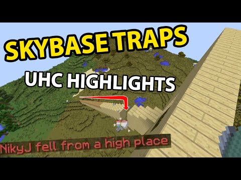 "SKYBASE Traps" Hypixel UHC Highlights #4 - Minecraft // defib