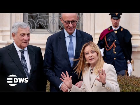 BREAKING: Meloni & Merz Address Media After Italian-German Talks | EU Relations | AC15