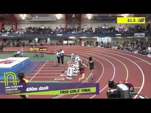 Girls 400m Freshman Section 2 - New Balance Indoor Nationals 2012
