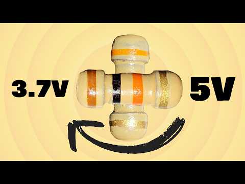 3 simple ways 5V to 3.7V - Reduce Voltage with Resistor
