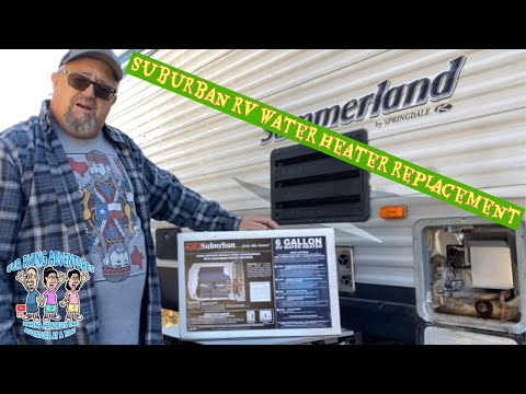 Suburban RV Water Heater Install Model SW6D