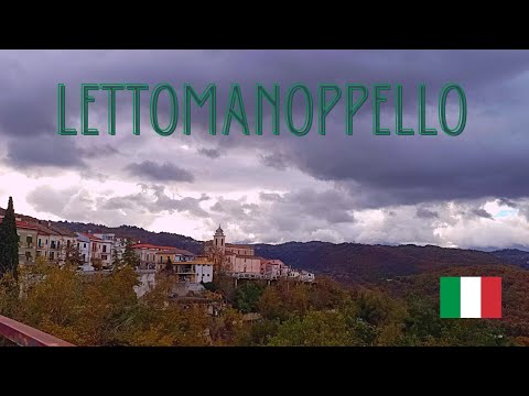 LETTOMANOPPELLO, ITALY HD WALKING TOUR November market day🍁🛍️
