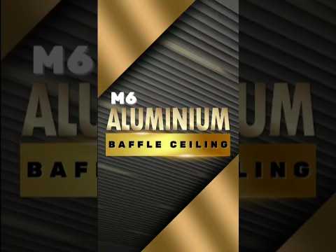 Aluminium U-Baffle Ceiling @ BYD, Trec KL