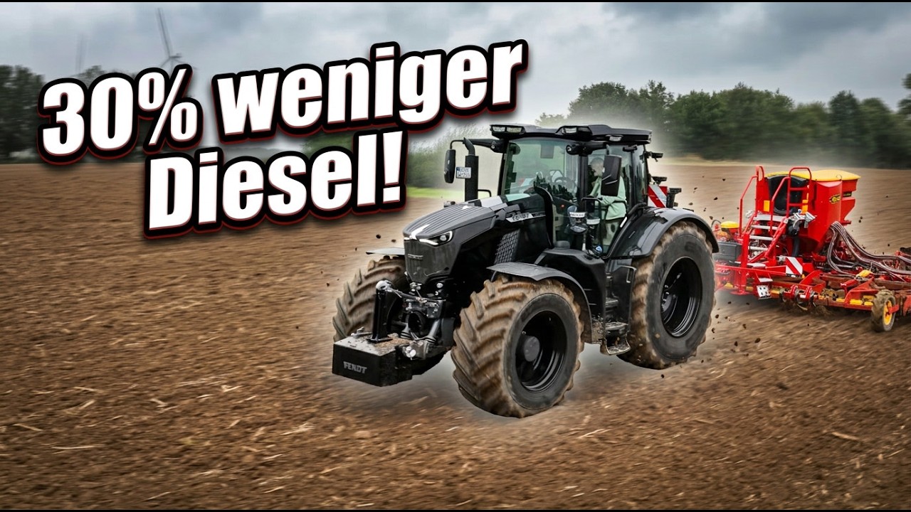 30% Diesel sparen mit der richtigen Einstellung! Feldversuch mit Fendt und Väderstadt