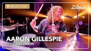 UNDEROATH LIVE Drum Cam with Aaron Gillespie | Zildjian