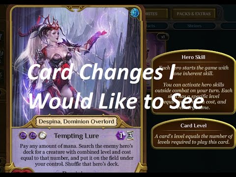 Spellweaver Talks - Card Changes I Would Like to See