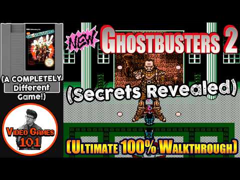 New Ghostbusters 2 NES Walkthrough | 100% Guide | Video Games 101
