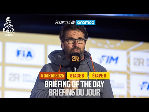 Stage 8 - Briefing presented by Aramco - #Dakar2025