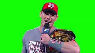 John Cena "tomorrow your childhood dies" green screen
