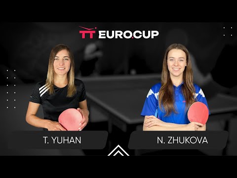 19:40 Tetiana Yuhan - Nadiia Zhukova 11.01.2024 TT Euro.Cup Women Ukraine Master. TABLE 3