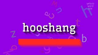 Download lagu HOW TO PRONOUNCE HOOSHANG? #hooshang mp3