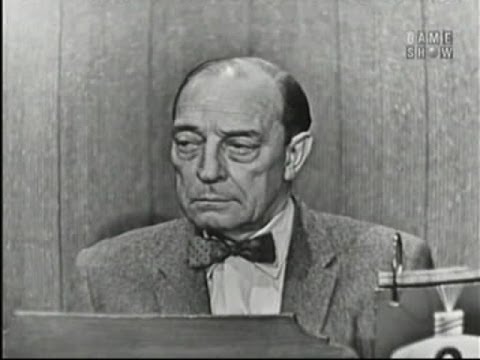 What's My Line? - Buster Keaton; Ernie Kovacs [panel] (Sep 1, 1957)