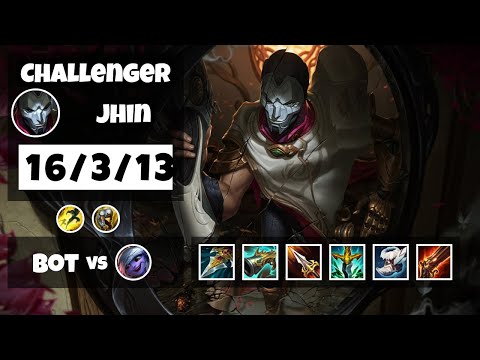 Jhin vs Tristana BR Challenger BOT (16/3/13) - v11.11