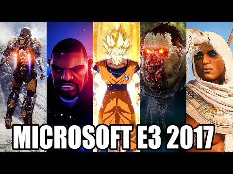 E3 2017 All Trailers & Gameplays from Microsoft Conference in 4K @ 2160p HD ✔
