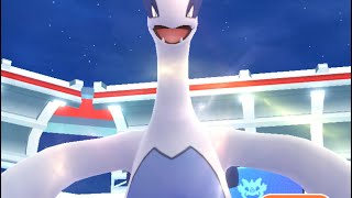Battling Lugia