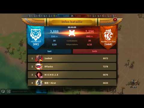 Rise of kingdoms Ligue of Osiris 1nb8 vs Victorious
