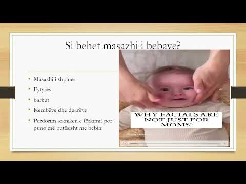 Masazhi i Bebave 1-12 muajsh 2023 Dr.Saimir Hatija,Fizeoterapist.