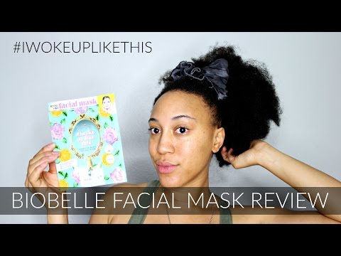 BIOBELLE FACIAL MASK REVIEW + TRIAL x #IWOKEUPLIKETHIS