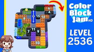 Solution du Niveau 2536 de Color Block Jam