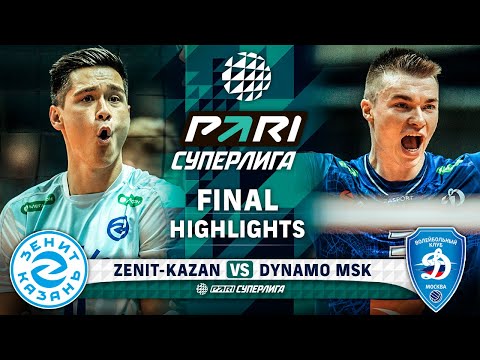 Волейбол Zenit-Kazan vs. Dynamo MSK | HIGHLIGHTS | Final | Round 1 | Pari SuperLeague 2024
