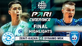 Волейбол Zenit-Kazan vs. Dynamo MSK | HIGHLIGHTS | Final | Round 1 | Pari SuperLeague 2024