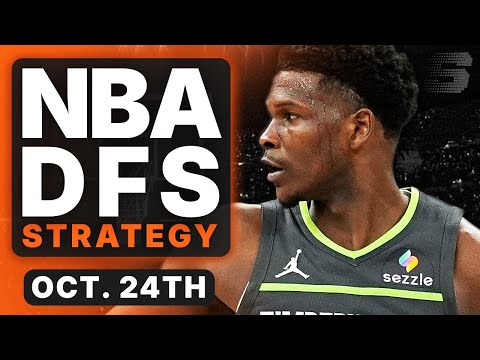 NBA DFS Strategy Friday 10/24/25 | DraftKings & FanDuel NBA Lineup Picks
