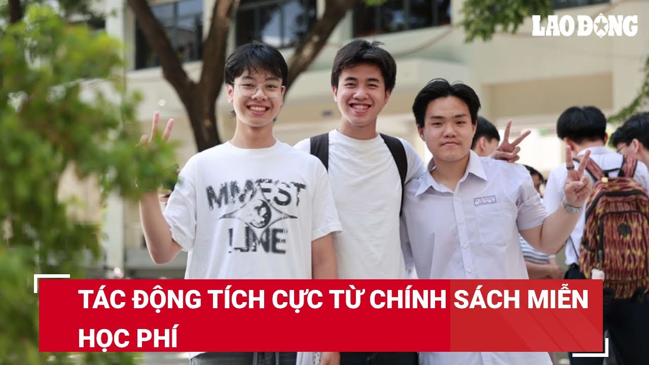 Tác động tích cực từ chính sách miễn học phí