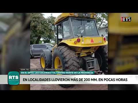 RUTA 11 HABILITADA | COMPLICACIONES POR LLUVIAS EN SAN JAVIER Y SALADERO CABAL