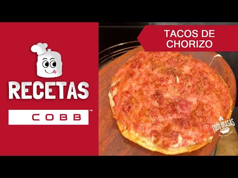 Tacos de chorizo en la COBB