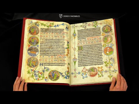 DAS MARTYROLOGIUM VON USUARD - Blättern im Faksimile (4k / UHD)