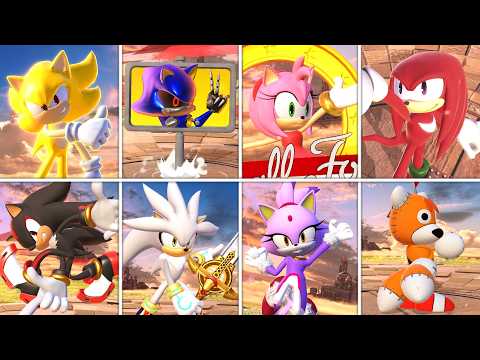Custom Sonic & Friends Victory Animations in SMASH BROS. ULTIMATE!