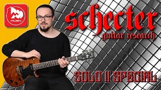 Video thumbnail for SCHECTER SOLO II SPECIAL - новый интересный LES PAUL с датчиками Schecter USA V-90 by PopMusicRu