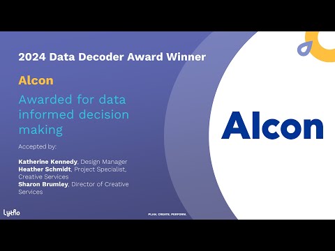 Alcon wins Lytho's 2024 Customer Award - The Data Decoder