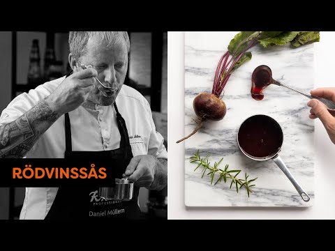 Daniel Müllern gör en rödvinssås