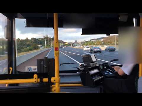 MAN 17.223 #1468 | Pt Chev via SH16 to Albert St | Windscreen view