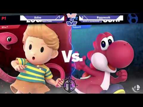 Buff the Bluff!-W Semis x2-Active(Falco) vs Biggymouth(R.O.B)/Keoneon(Lucas/Greninja) vs Adam(Yoshi)