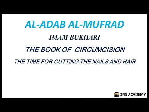 Adab Al Mufrad 53-13: The time for cutting the nails and hair, Hadith 1258 of 1322