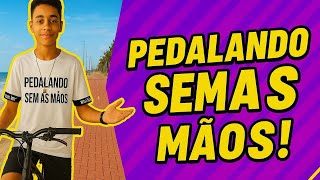 MISSÃO QUASE IMPOSSÍVEL,PEDALAR NA PRAIA SEM AS MÃOS 