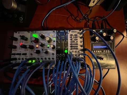 Hikari, Mutable Instruments, uBurst, 2hp, Modulaire Maritime Plaits, Marbles, Clouds, Atten/Mixer, Pluck image 6