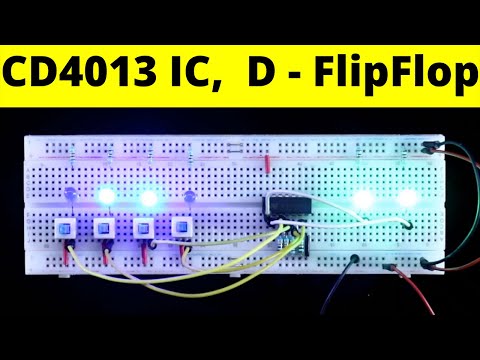 CD4013 | Basic things of D Flip flop IC 4013