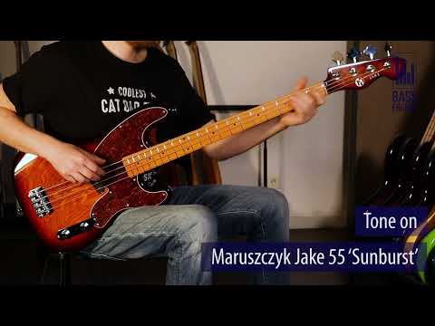 Maruszczyk Jake 55 'Sunburst'  Live Demo - BassFreaks.net